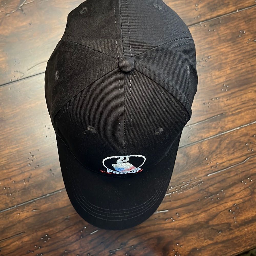 PROUD VETERAN HAT black hat w/ embroidered text & dog tags NWOT New adjustable - Picture 7 of 10